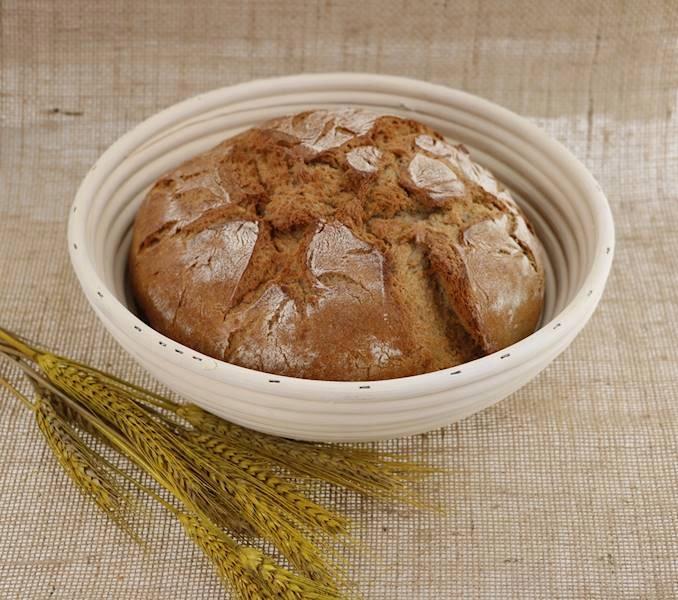 RATAN BASKET FOR RISING PERFECT BREAD 25 CM
