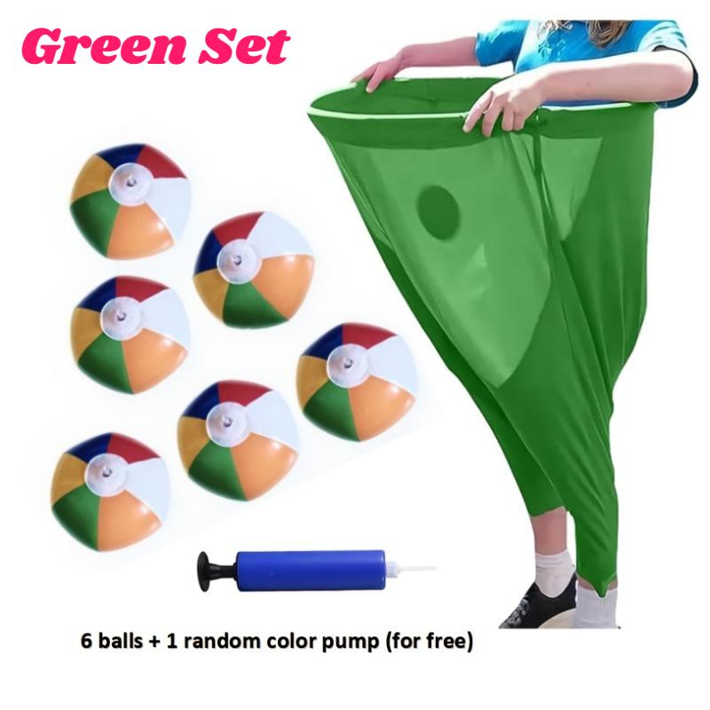 2026 Grandma Pants Backyard Game Set Extra Large Vibrant Fun Pants with Playful Patterns for Adults for Family Gathering Games
