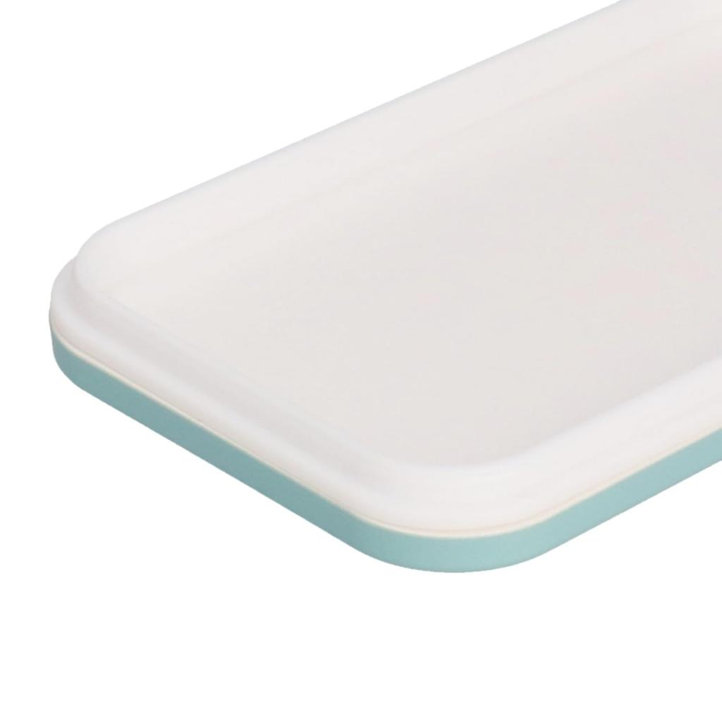 Yamanaka Lacquer Bento Box Lunch Box 1 Tier 600ml Microwave Safe Dishwasher Safe Women Men Bitie Simple BL Made In Japan (Blue) C18088-6