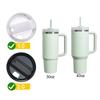 Silicone Spill Proof Stopper Set For  Cup 1.0 2.0 40oz/ 30oz Tumbler Accessories Straw Cap Spill Stopper Leak Stopper