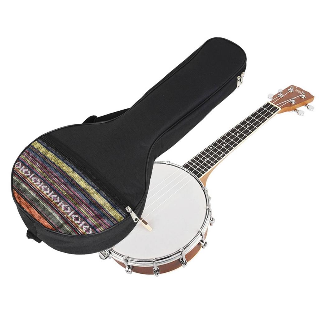 Banjo Gig Bag Ethnic-Style with Pocket Sturdy for Travel
