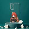 G-Genshin M-Mavika Phone Case For Samsung Galaxy S24 S25 S23 S22 S21 Plus S24 S25 Transparent Cover Case