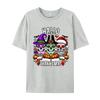 Sugar Skull Christmas Halloween Thanksgiving Hallothanksmas T-Shirts Character Men Tops T Shirt Pure Cotton Clothes
