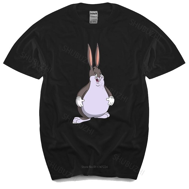 summer tshirt men brand teeshirt Big Chungus T Shirt Mens Cotton Crazy TShirts O Neck Tees new cotton man t shirt S