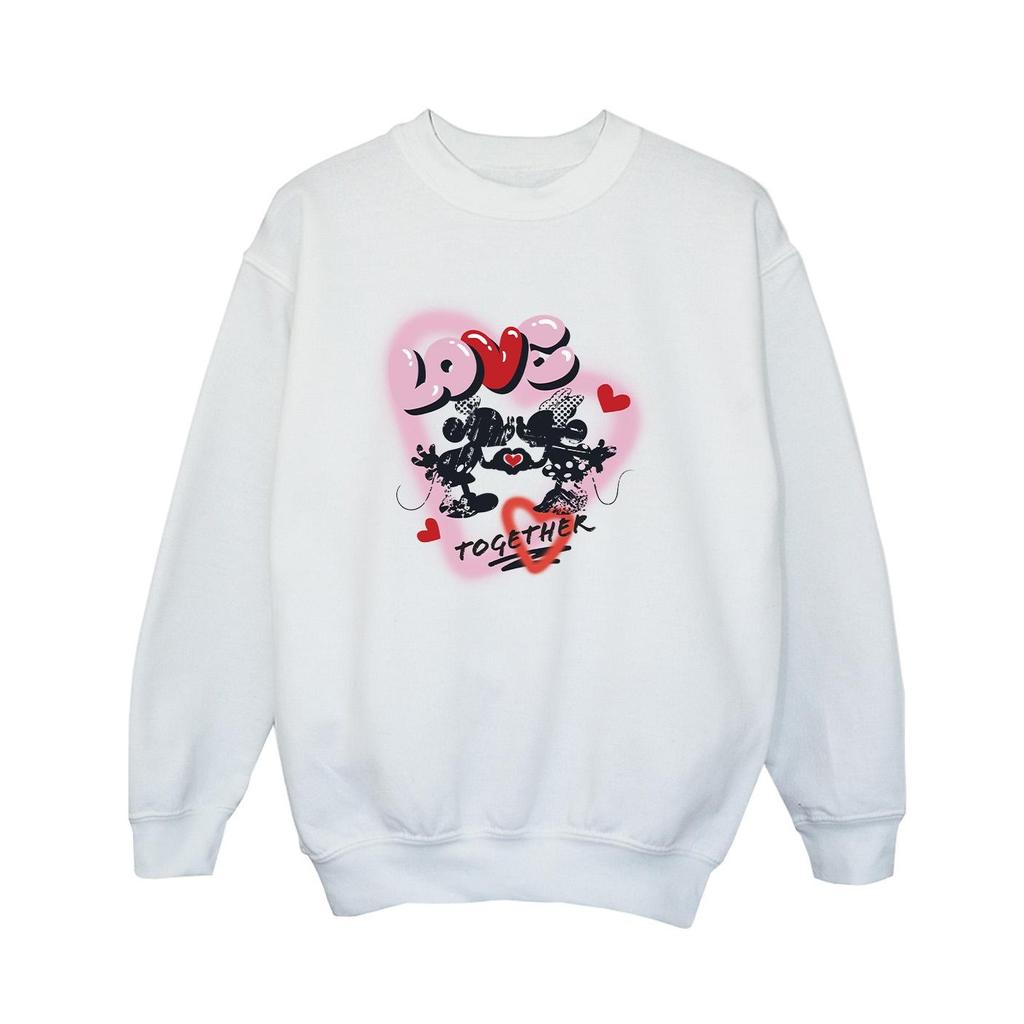 Disney Boys Love Together Mickey & Minnie Mouse Sweatshirt