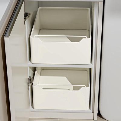 Multi-Functional Kitchen Pull-Out Storage Basket and Organizer Drawer