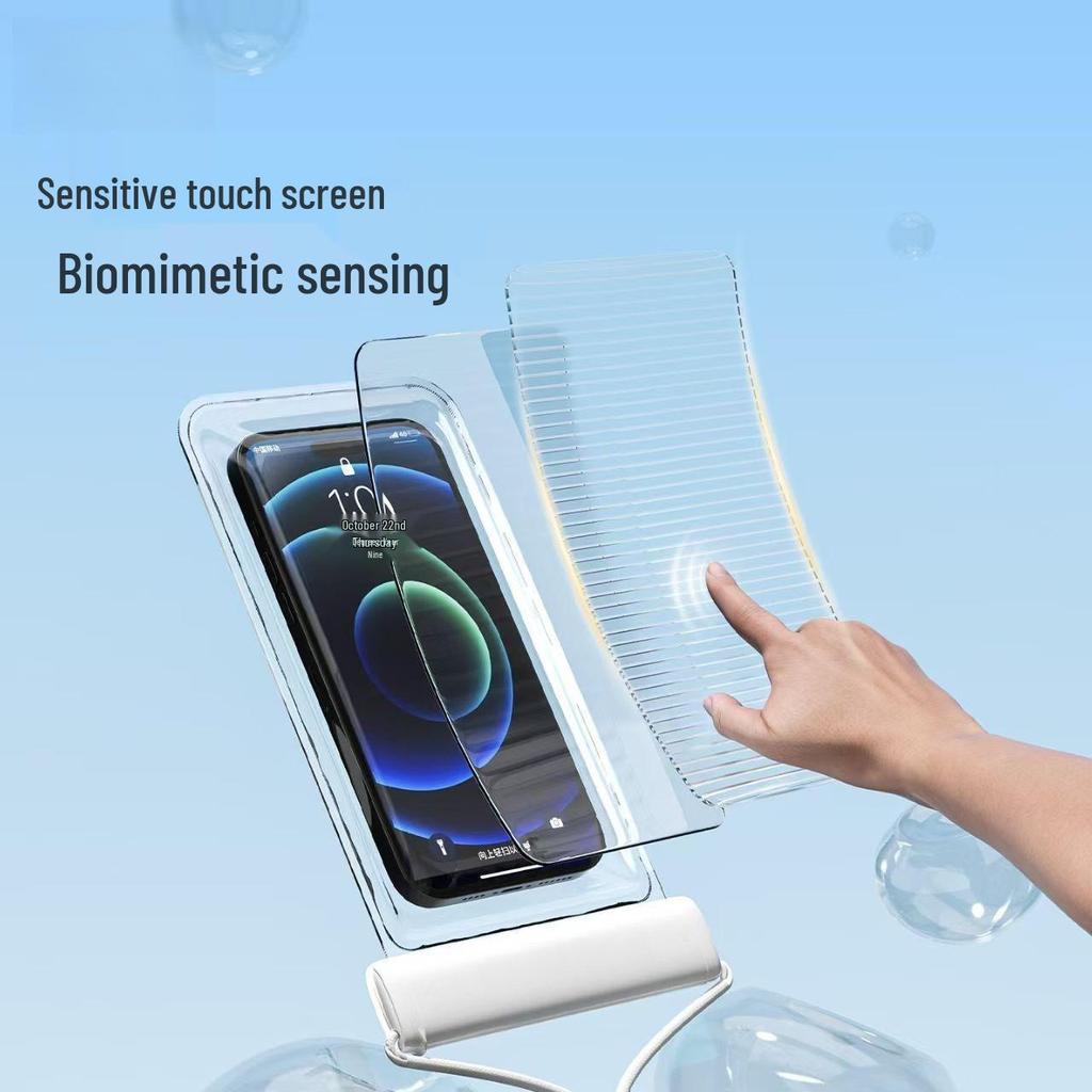 Waterproof Touchscreen Phone Case for Diving, Swimming, and Dust Protection