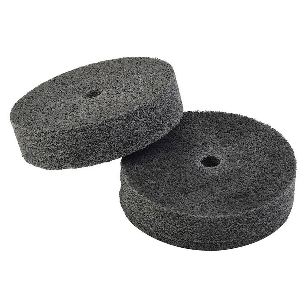 Anti-clogging 3-inch Grinding Bench Grinder Nylon Polisher Pad Polishing Wheel Fiber Buffing Wheel