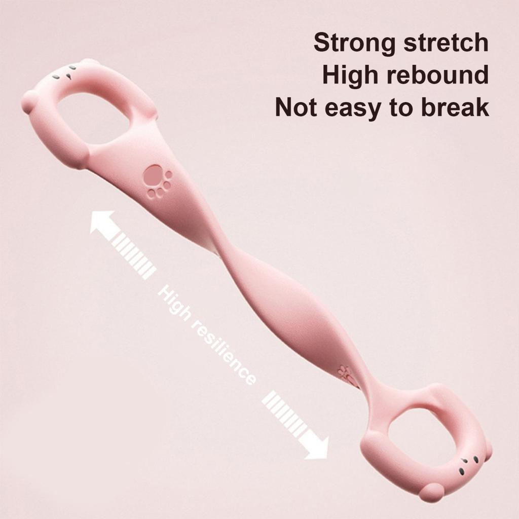 Åttaformad träningsresistansband med halkfritt handtag, bärbart, män, kvinnor, arm, axel, stretch, styrketräning, övning, elastiskt band, spänningsrep