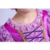 Rapunzel Princess Kids Purple [MANAMANA] Children's Dress, Dress, Tiara, Stick, 3-Piece Set, Costume, Purple, Girls, 130, 130cm,