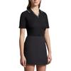 Moncler Logo Patch Slim Fit Short Sleeve Polo Shirt Women Tops Black K1-093-8A00004-899TW-999