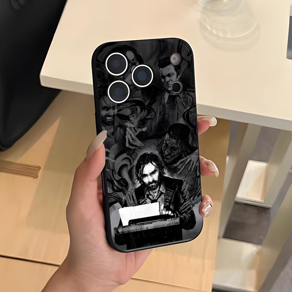 A-Alan W-Wake 2 Phone Case For IPhone 17 Air 16 E Pro Max 15 14 13 Mini 12 Pro 11 Max Plus Black Soft Shell