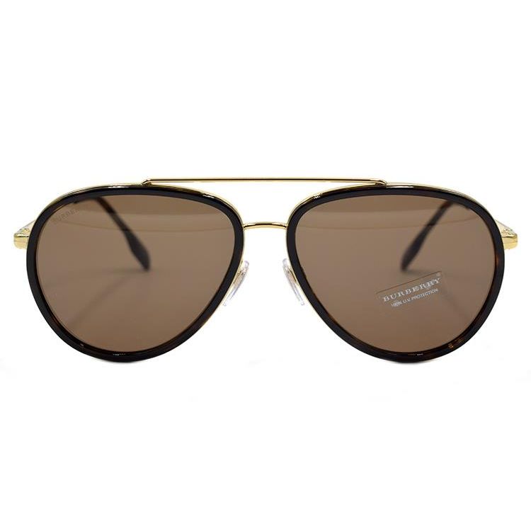 

Burberry B. Stripe Modern Pilot Sunglasses 3125 Men sunglasses B3125-1017/73-59 Basic Packaging-Eyeglass Case+Box