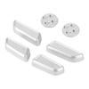 6pcs Auto Seat Adjustment Button Cover Trim Aluminium Alloy Fit for Tesla Model 3YXS
