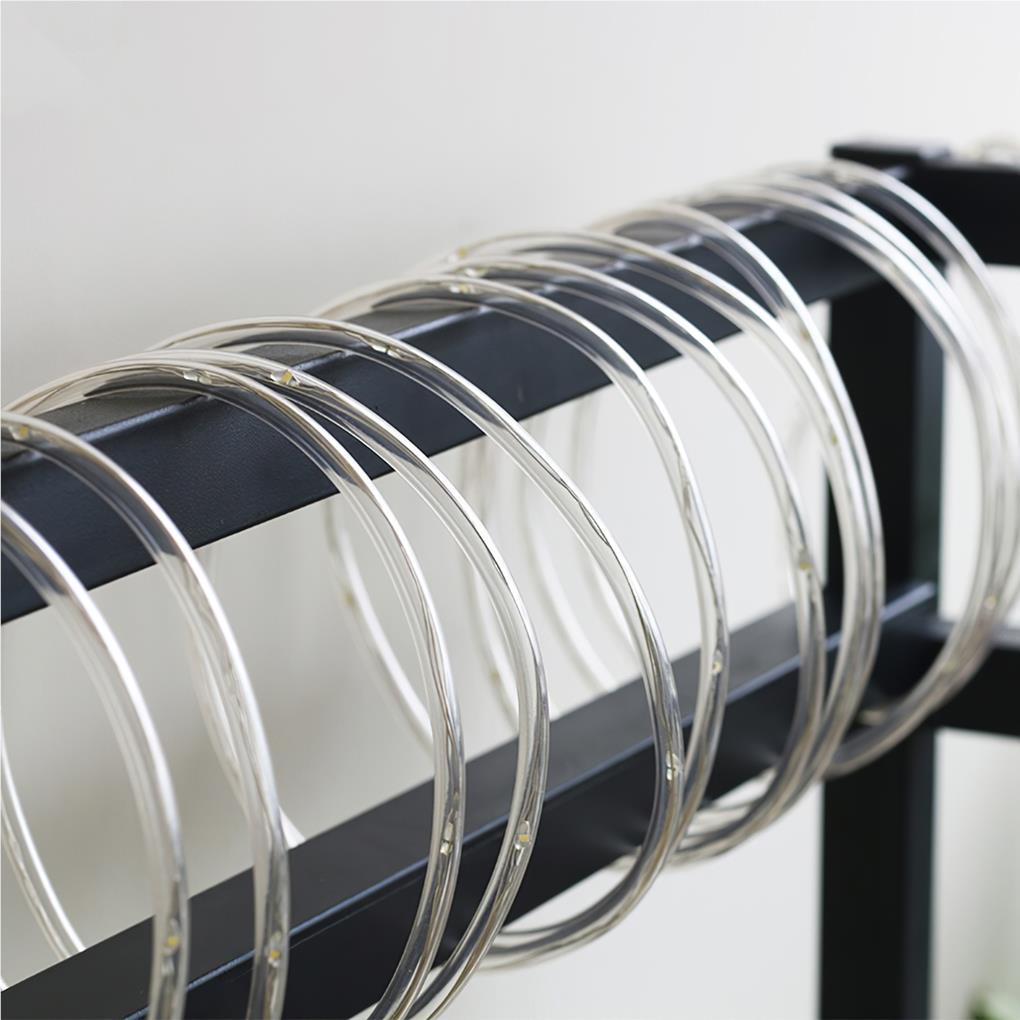 39.36ft Waterproof String Lights Solar Powered Lamp PVC Light Decoration Bulbs Lighting Decor with 8 Lighting Modes