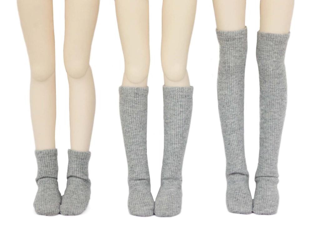 Petite Marie Scale Kompatibel Einfacher Bär Teleco Licht Lässig 40cm BJD Puppenkleidung 1/3 MDD/MSD Socken, 3-teiliges Set, Kniestrümpfe, Overknees