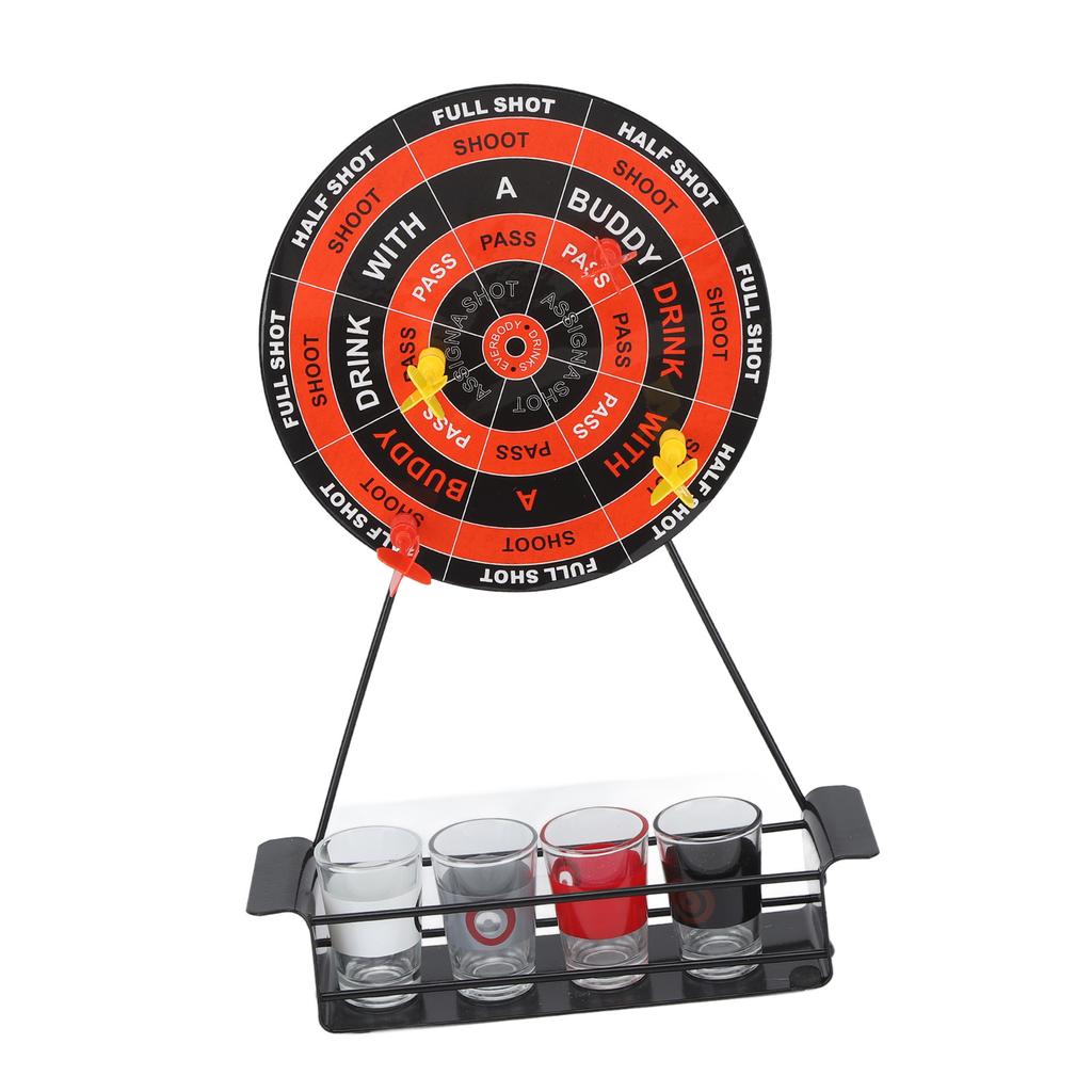 Magnetic Darts Drinking Game Adult Drink Game with Glass for Bar Party Decor Props
