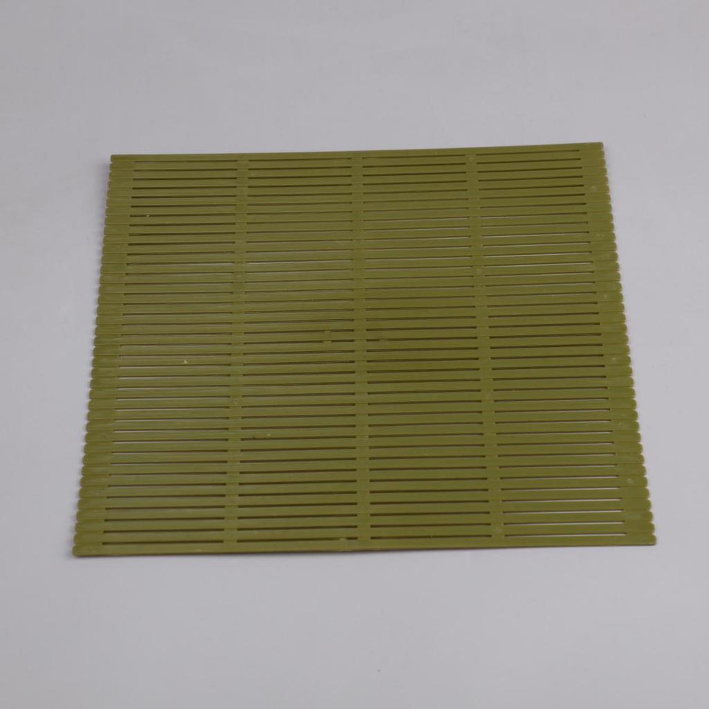 Grön japansk-stil plast sushirullmatta för alger och risrullar