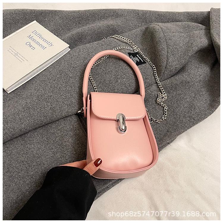 Niche Design Chain Mobile Phone Bag Women's 2025 New Korean Version Mini Crossbody Bag Fashion Outing Handbag