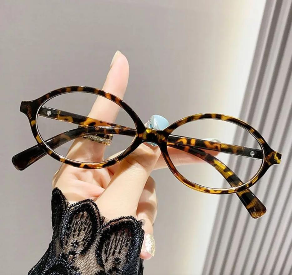 Oval Anti Blue Light Blocking Glasses Women s Clear Anti Radiation Filter Glasses Anti Radiation Eyeglass