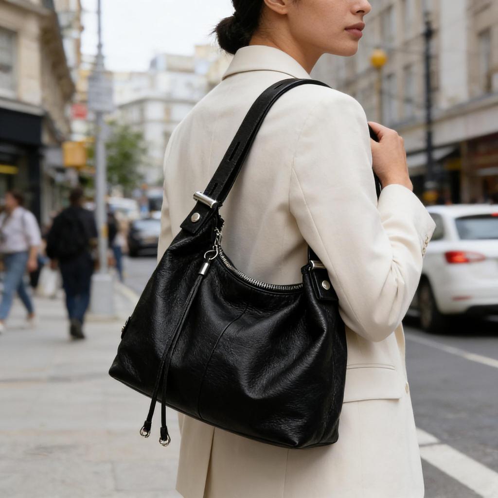 Retro European & American Women's Autumn/Winter Tote Bag - Versatile Large-Capacity Crossbody for Business & Commuting