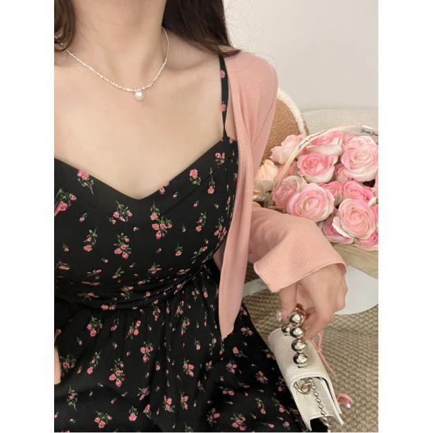 Elegant Petite Plus Size Camisole & French Cardigan Set - 2026 New Style