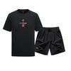 Li Ning Fitness Sets Unisex Crew Neck Moderate GKMB-YHST191+LSKV407