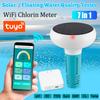 WiFi Solar Floating Swimming Pool Water Quality Tester PH Chlorine TDS ORP Salt EC Temp Monitor for Spa Real-Time Data & Alerts
