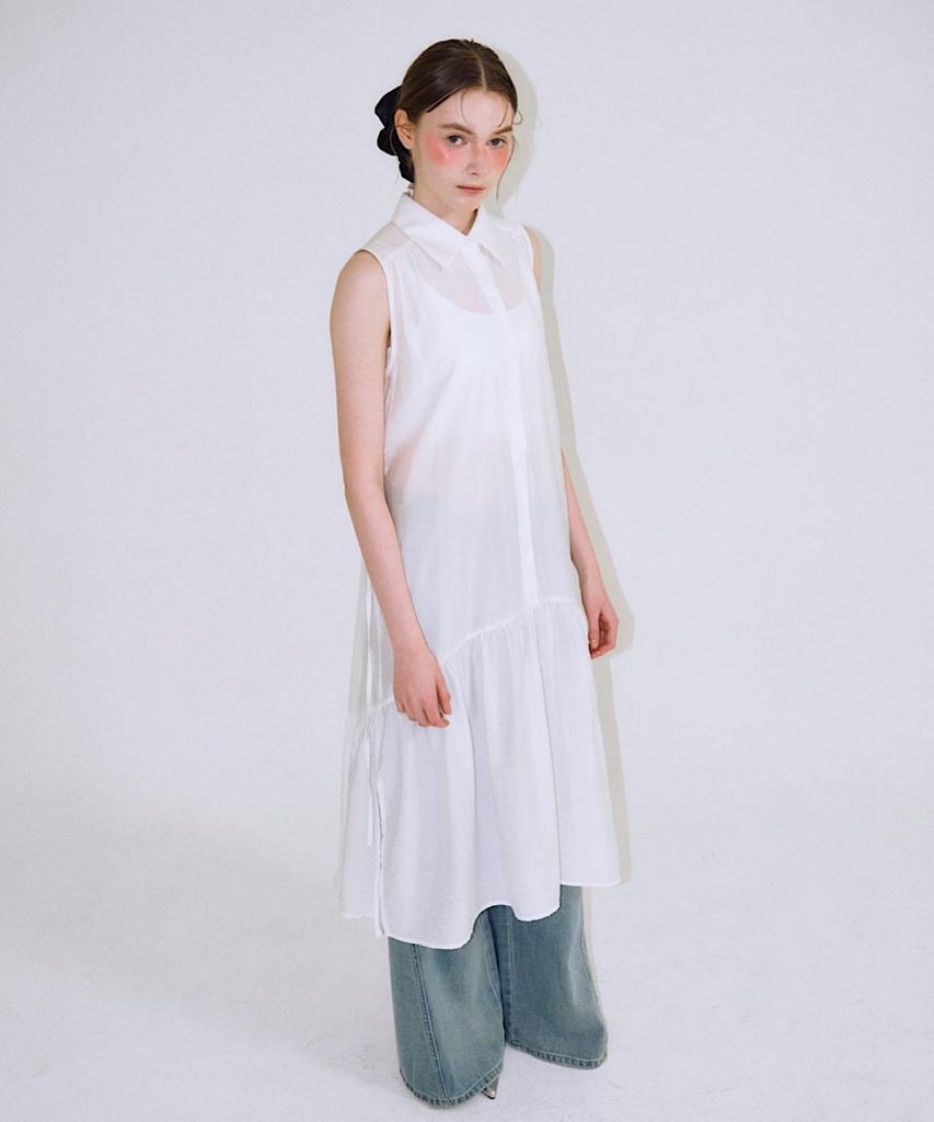 Apoem Long Shirt Dress - 2Colors