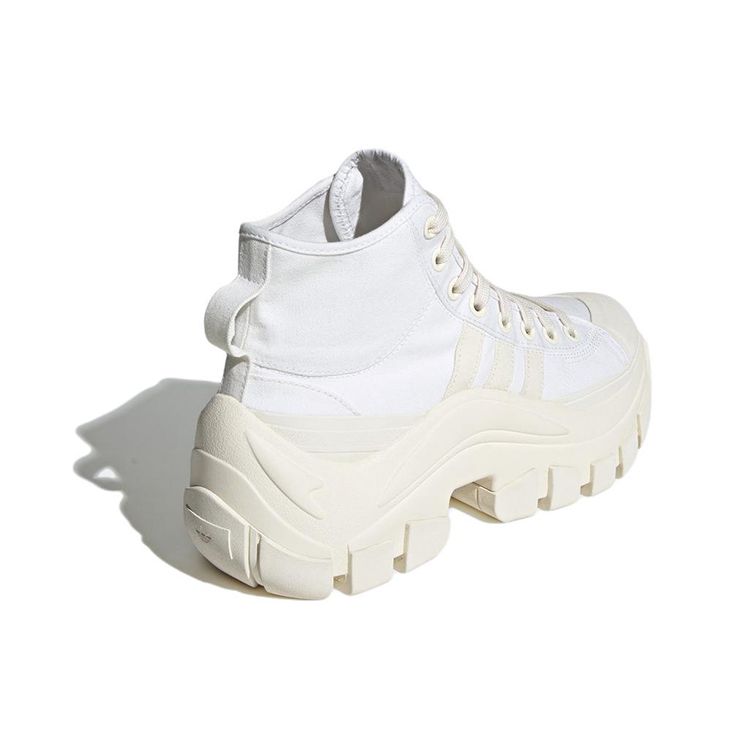 Adidas Nizza High XY22 Cloud White Unisex Sneakers Chalk-White Grey-Two HR1441