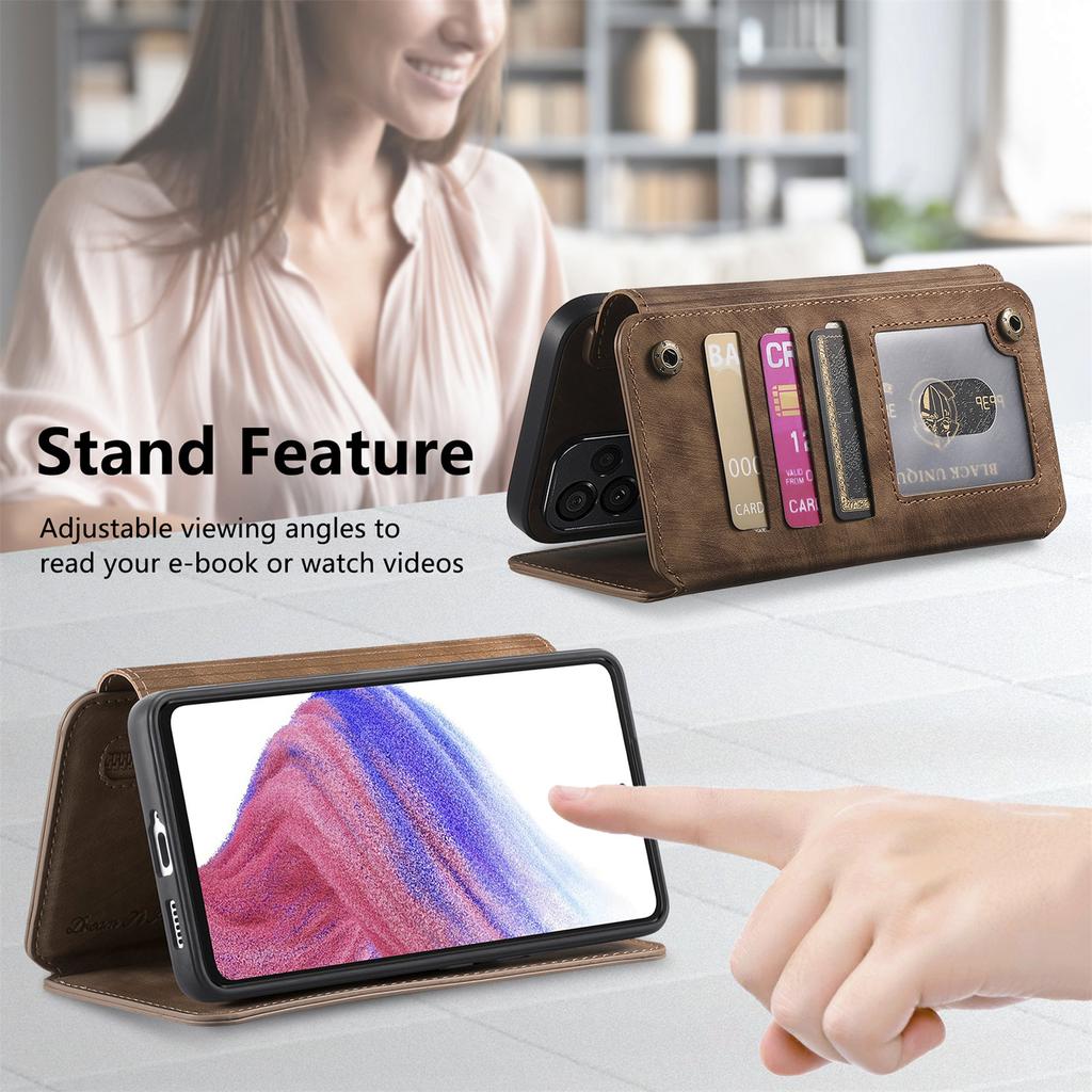 3-in-1 Luxury Leather Wallet Case for Xiaomi/Redmi series.Xiaomi 13 Lite/Poco X5/Redmi Note 12/12C...w/ Stand, Shockproof, RFID, Multi-Slot & Zipper