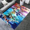 Saint Seiya Carpet Rug for Living Room Bedroom Home Sofa Decoration,Kids Play Non-slip Floor Mat