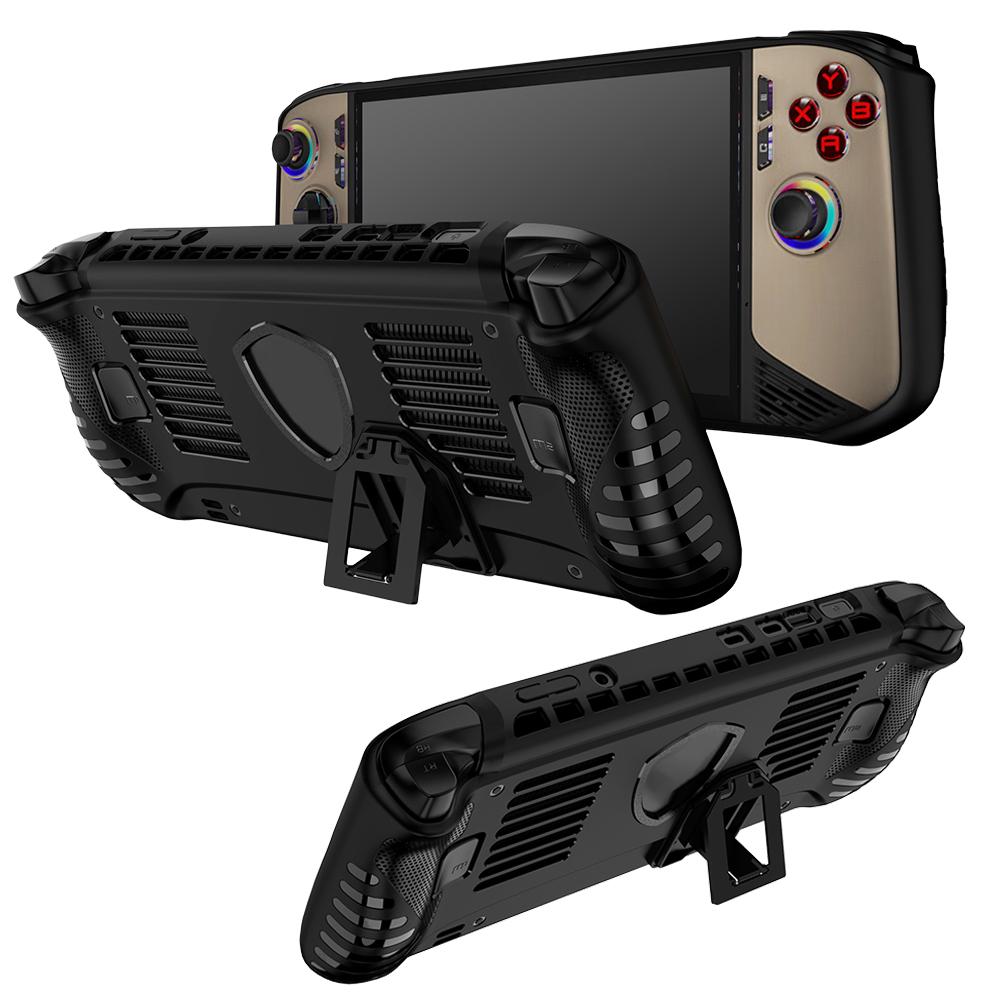 Handheld Game Console Case for MSI Claw 8 AI+ 2025 TPU with Kickstand Protective Case Shockproof Soft Case Cover Anti-Scratch
