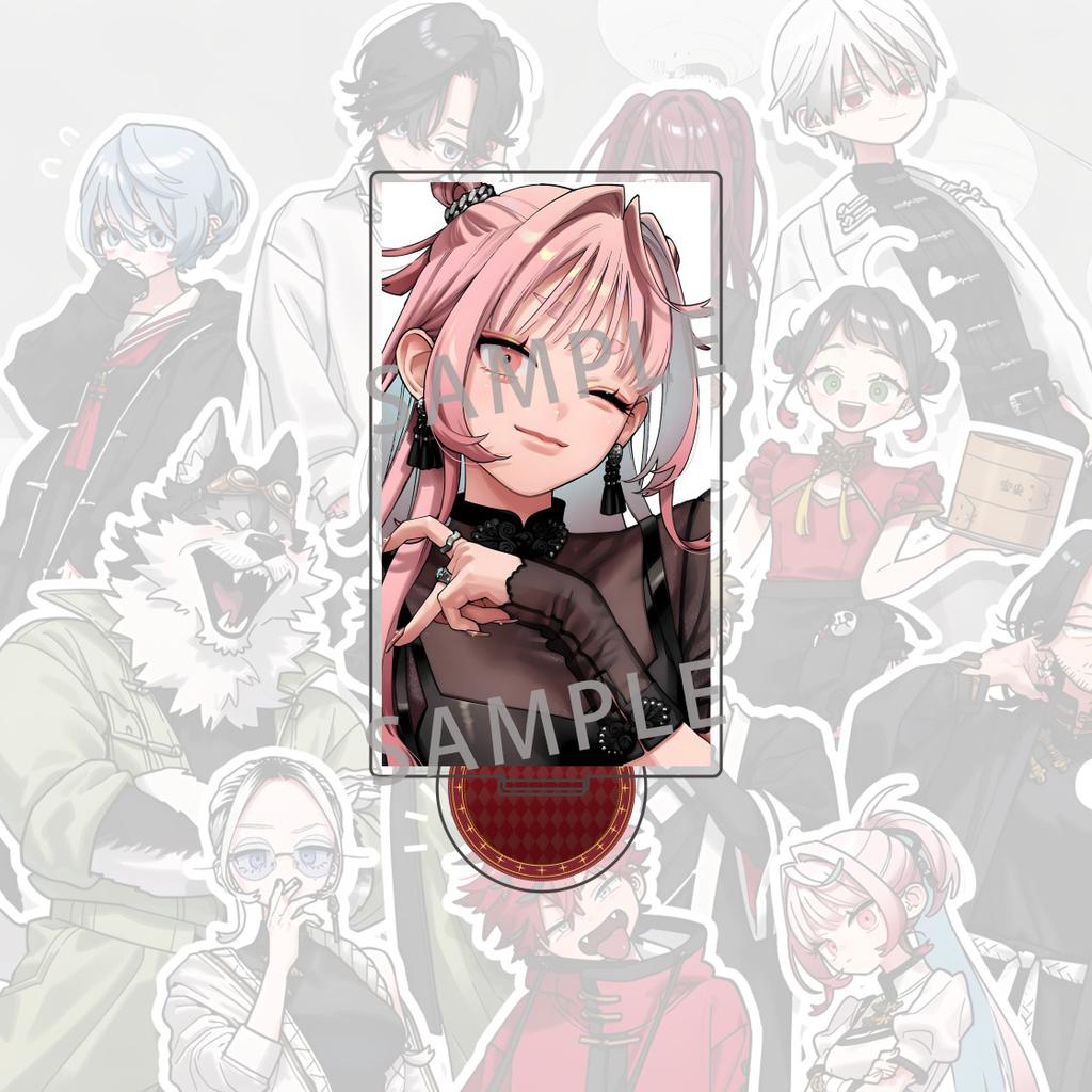 Anime Gokurakugai 15cm Acrylic Aruma Tao Saotome Nei Takarai Stand Figure Standing Model Desktop Bookshelf Decoration Gift