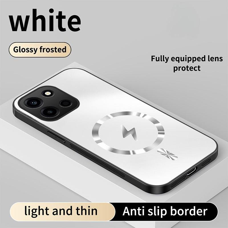 For OnePlus Nord 6 Case Integrated Magnetic Light-absorbing Fashion Ice Image Frosted Surface Shock Absorption Box