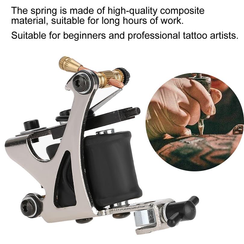 Professional Alloy Tattoo Machine Copper Coils Iron Shader Tattoo Machine Liner