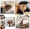 Trendy Summer 2024 Bucket Bag In Beige With Brown Accents Perfect For Everyday Use