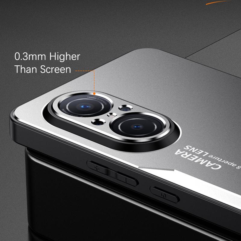 For Huawei Nova 9 SE/nova 9 SE 5G Aluminum Alloy Case Airbag Protection Phone Protective Cover