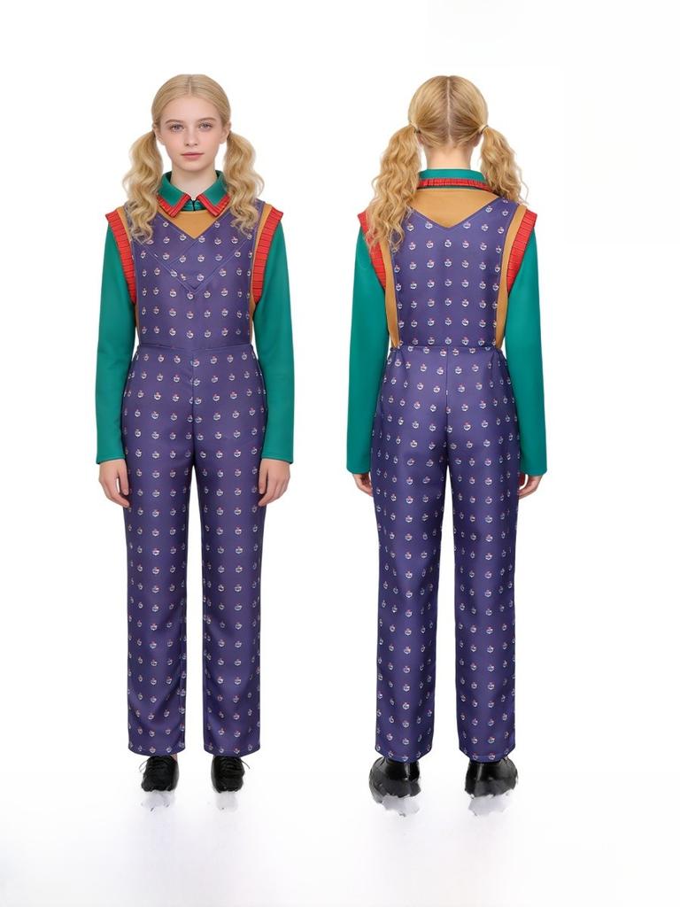 Sada kostýmu Holly Wheelerové ze Stranger Things, sezóna 2, pro Cosplay a tématické večírky