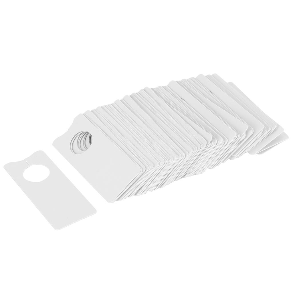 600Pcs Plant Label Waterproof White PVC Flower Hanging Marker Tag for Garden Courtyard