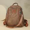 PU Zipper Backpacks 2026 High Quality Sewing Thread Sweet School Bags Fashi Softback Lightweight Durable Backpacks