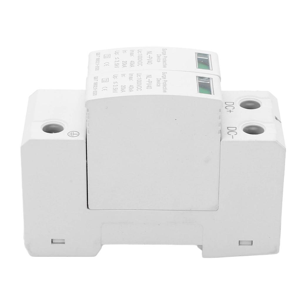 2P Surge Protective Device 20 To 40KA Flame Retardant 36mm Rail Installation Photovoltaic Surge Prot