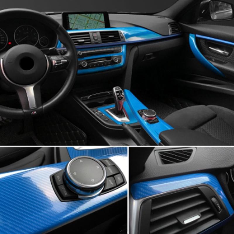 Car Styling 4D Carbon Fiber Vinyl Film High Glossy Warp Motorcycle Car Stickers