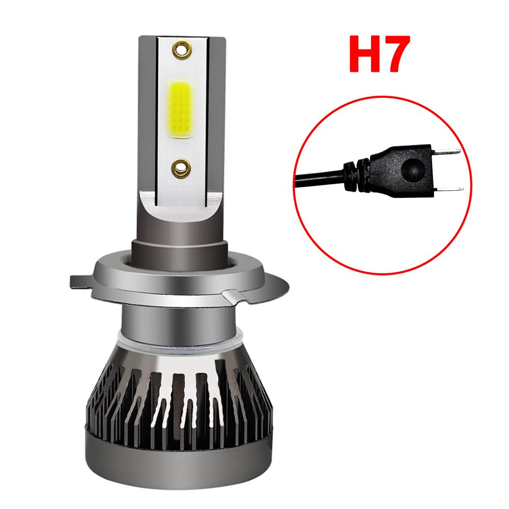 1pc COB LED Car Lamps Headlight  H1 H4 H7 H11 9005 9006 Car Lamps Headlight Conversion Kit 90W 12000LM  6000K Fog Light Lamp