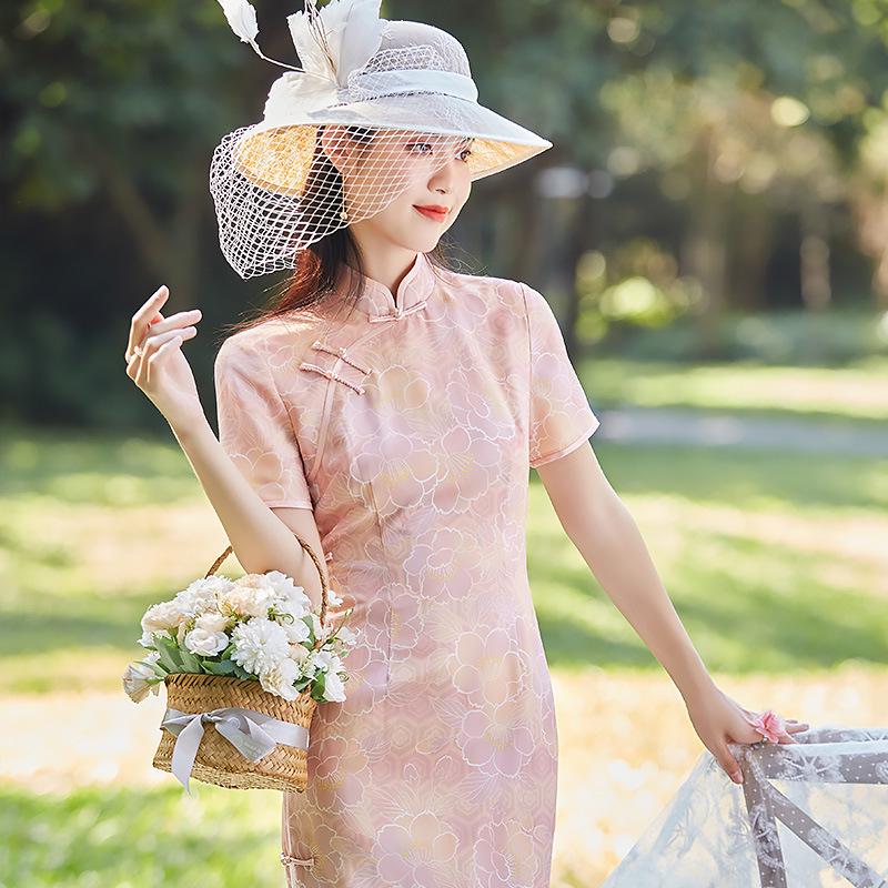 Seeking Agents: New Summer Retro Chinese Cheongsam Dress for Women