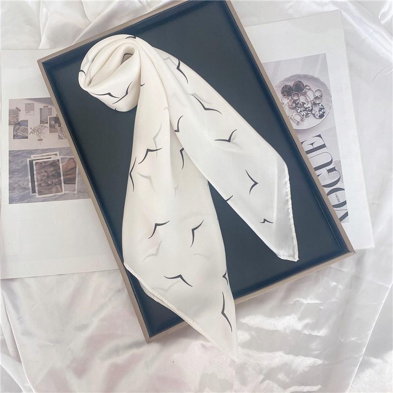 Scarf with Print, Women' Synthetic Silk, Gift Scarf, 70x70