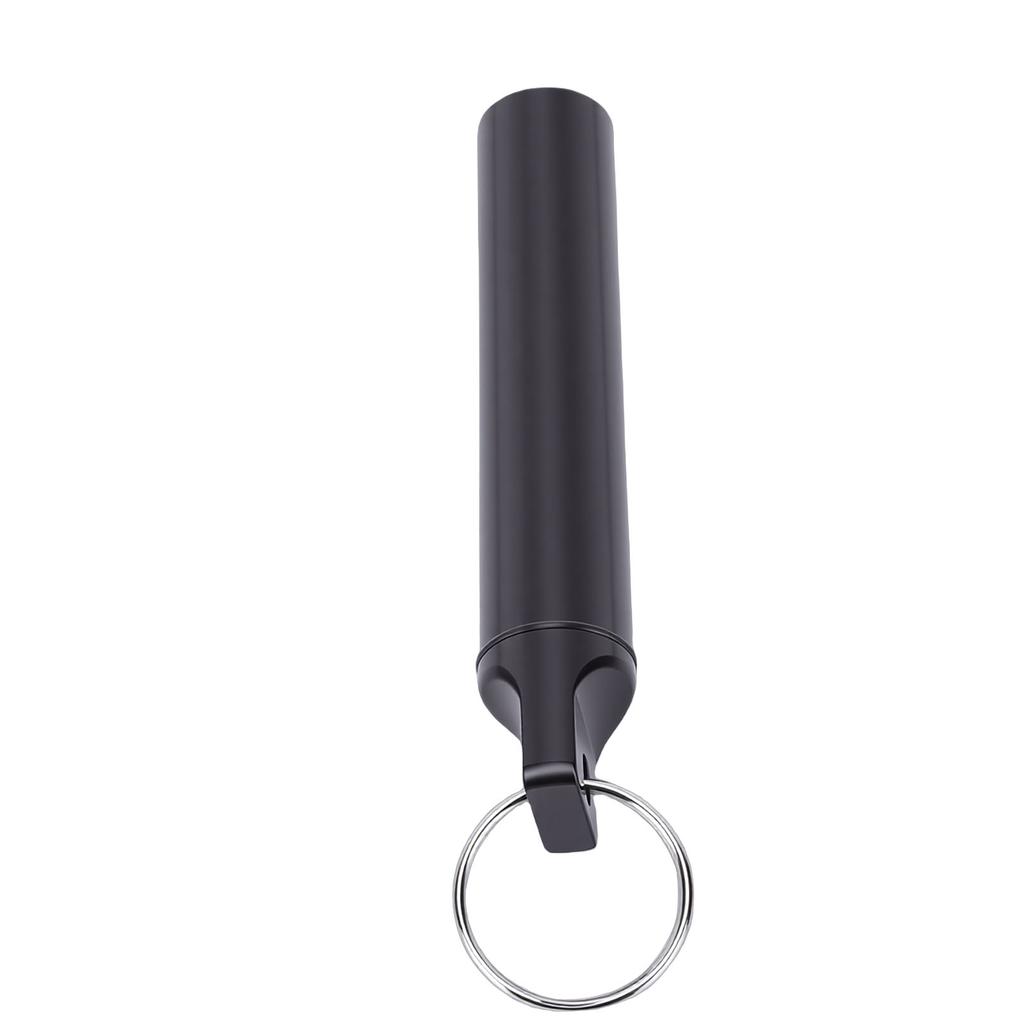 Metal Storage Tube Water Proof Aluminum Alloy Airtight Container with Whistle Cord for Travel Camping Exploration