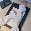 Pearl Silk Fabric Sleeves Thin Yarn Arm Sunscreen Covers Trendy Breathable Long Arm Sleeves  Women