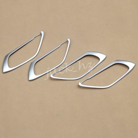 Matte Chrome Interior Door Handle Surrounds Trims For Mazda CX-5 2017-2025