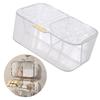 Wall Mounted Cotton Pad Storage Box Practical Hanging Cotton Pad Holder Storage Holder For Organized Living Spaces